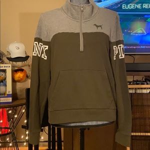 PINK Victoria’s Secret Half Zip Sweater